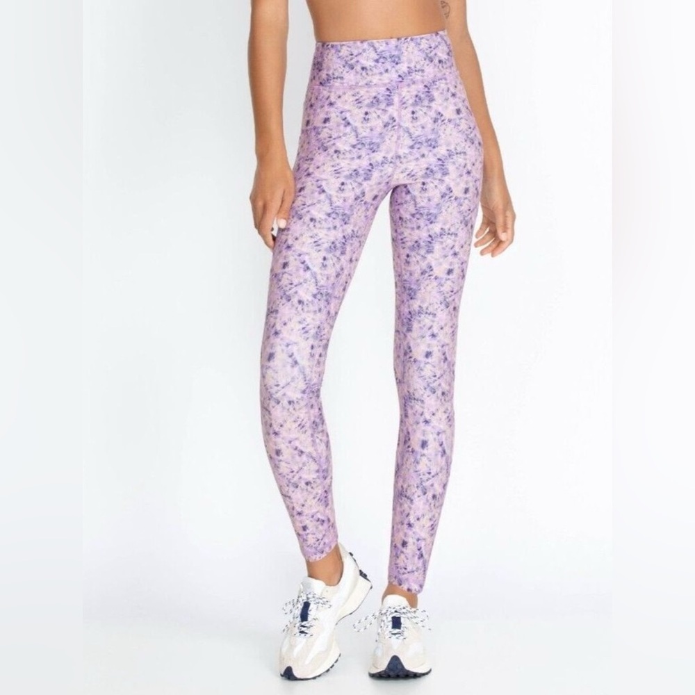 Johnny Was Endurance 7/8 High Waist Legging W/ POCKETS Multi-Purple  Sz S